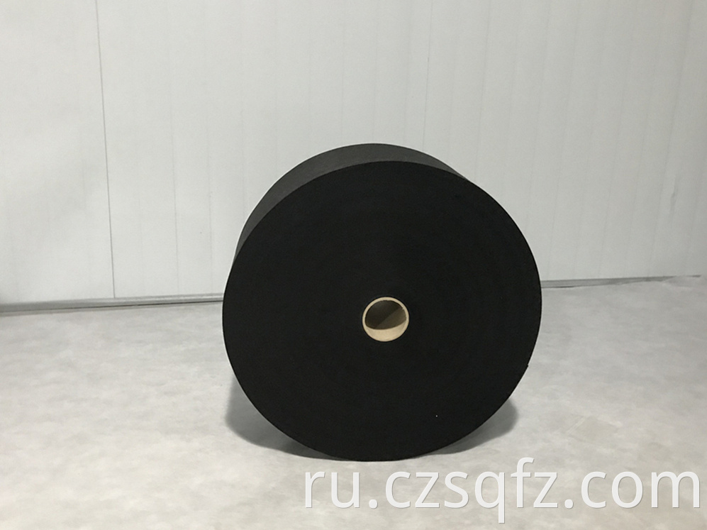 Black mask non-woven fabric